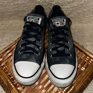 UEC Converse Big Kid All Star CT OX 545029F Washed Denim Sneaker Sz Y/5.5=W/7.5